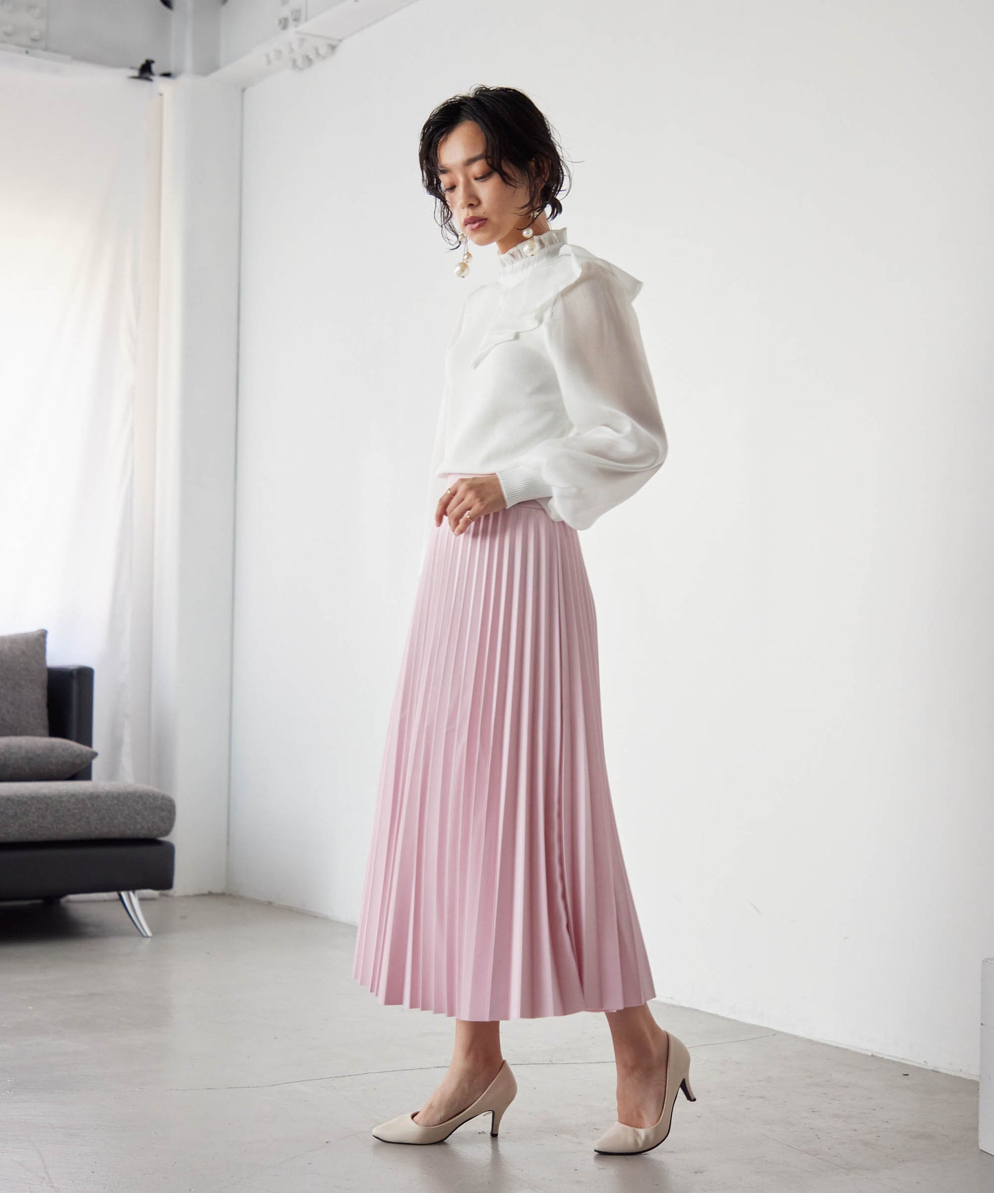 pleated skirt