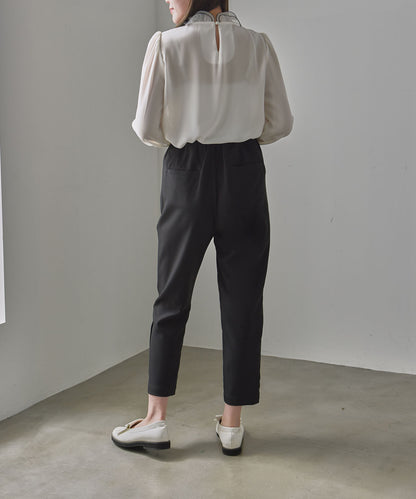 hem bijou button pants