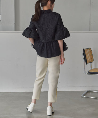 hem bijou button pants