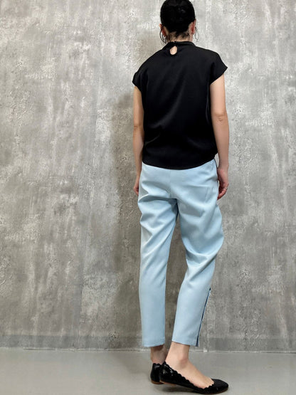 hem bijou button pants