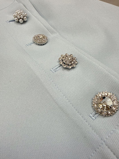 hem bijou button pants