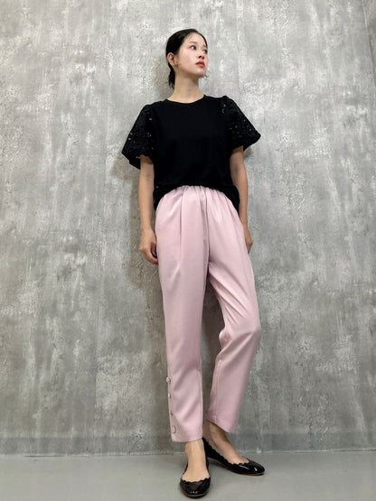 hem bijou button pants