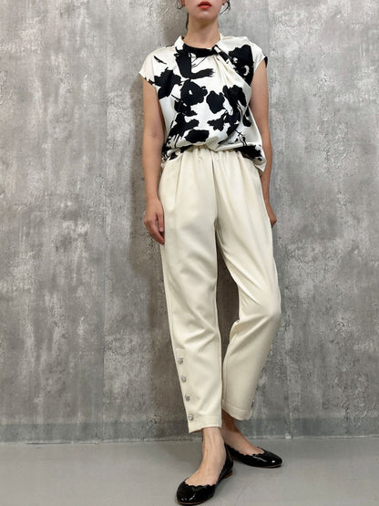 hem bijou button pants