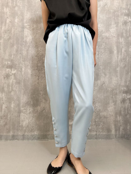 hem bijou button pants