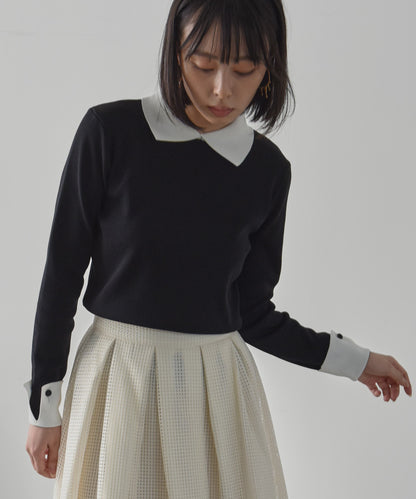 cuffs　long sleeve　knit