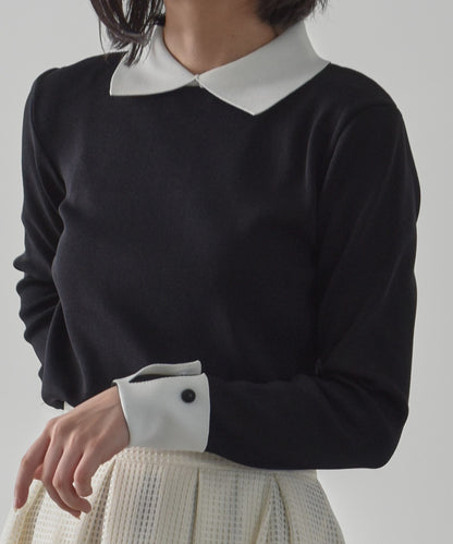 cuffs　long sleeve　knit