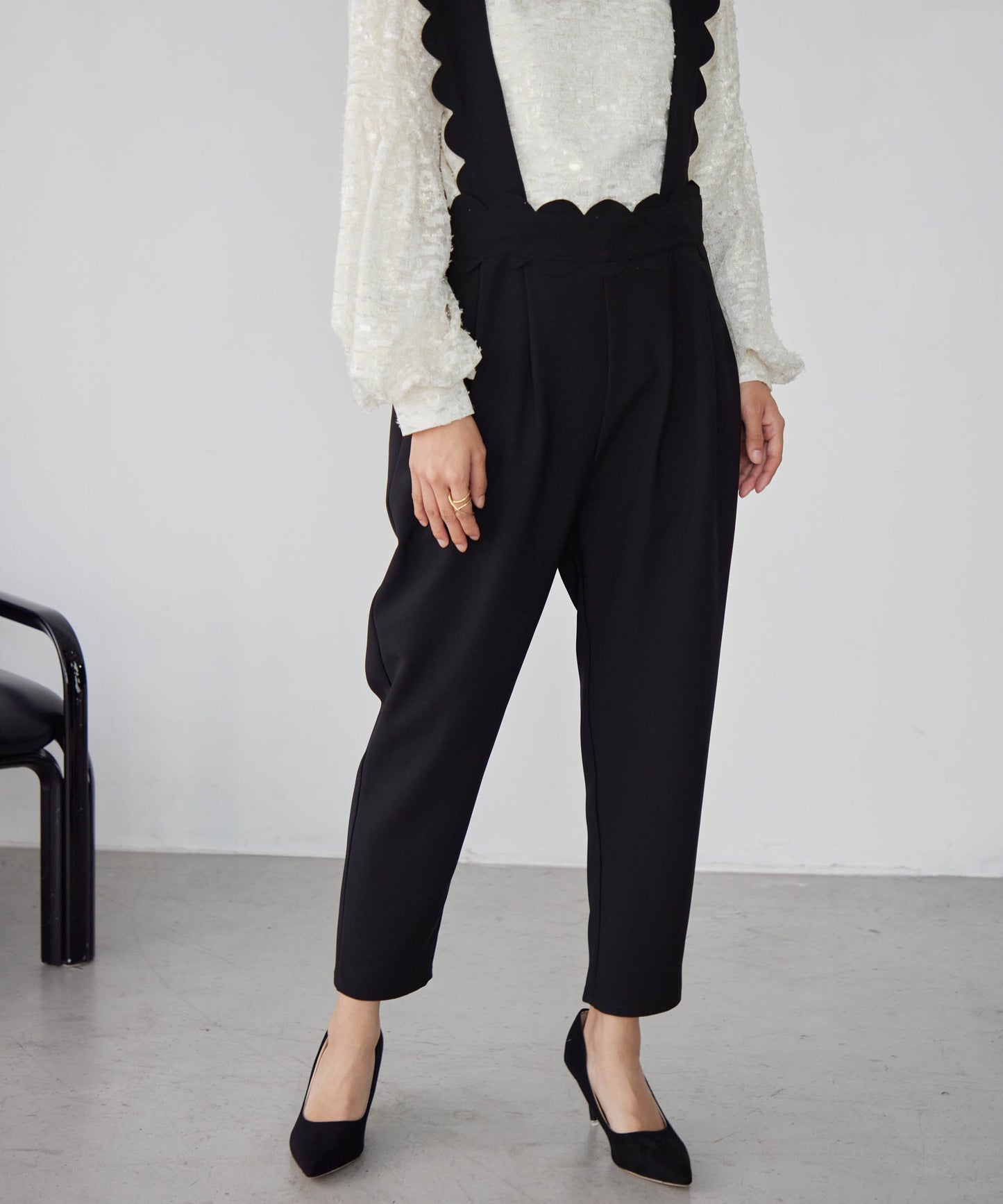 2WAY scalloped pants