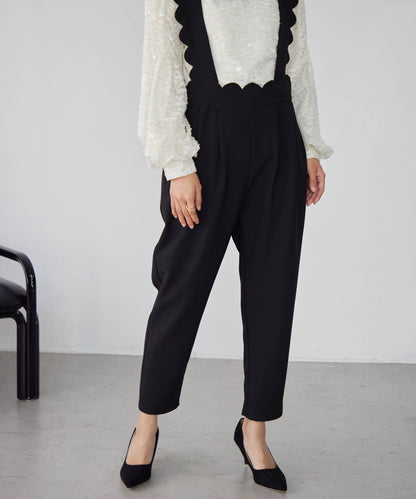 2WAY scalloped pants