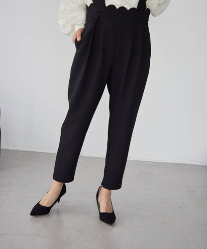 2WAY scalloped pants