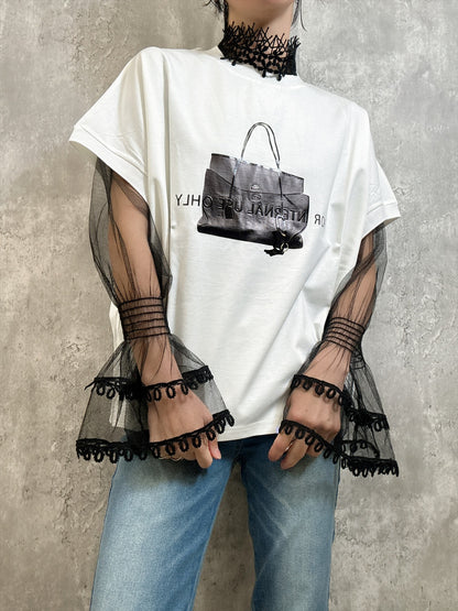 organdy seethrough blouse