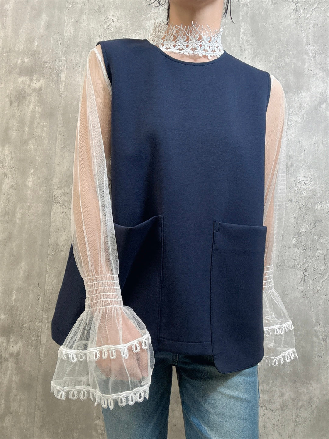 big pocket gilet