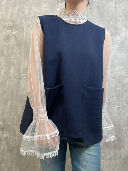 big pocket gilet