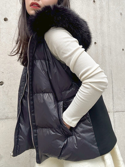 short-length-down-vest