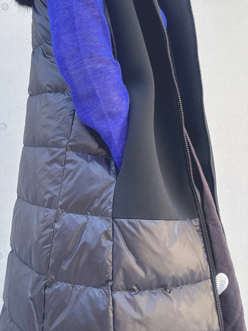 long down vest