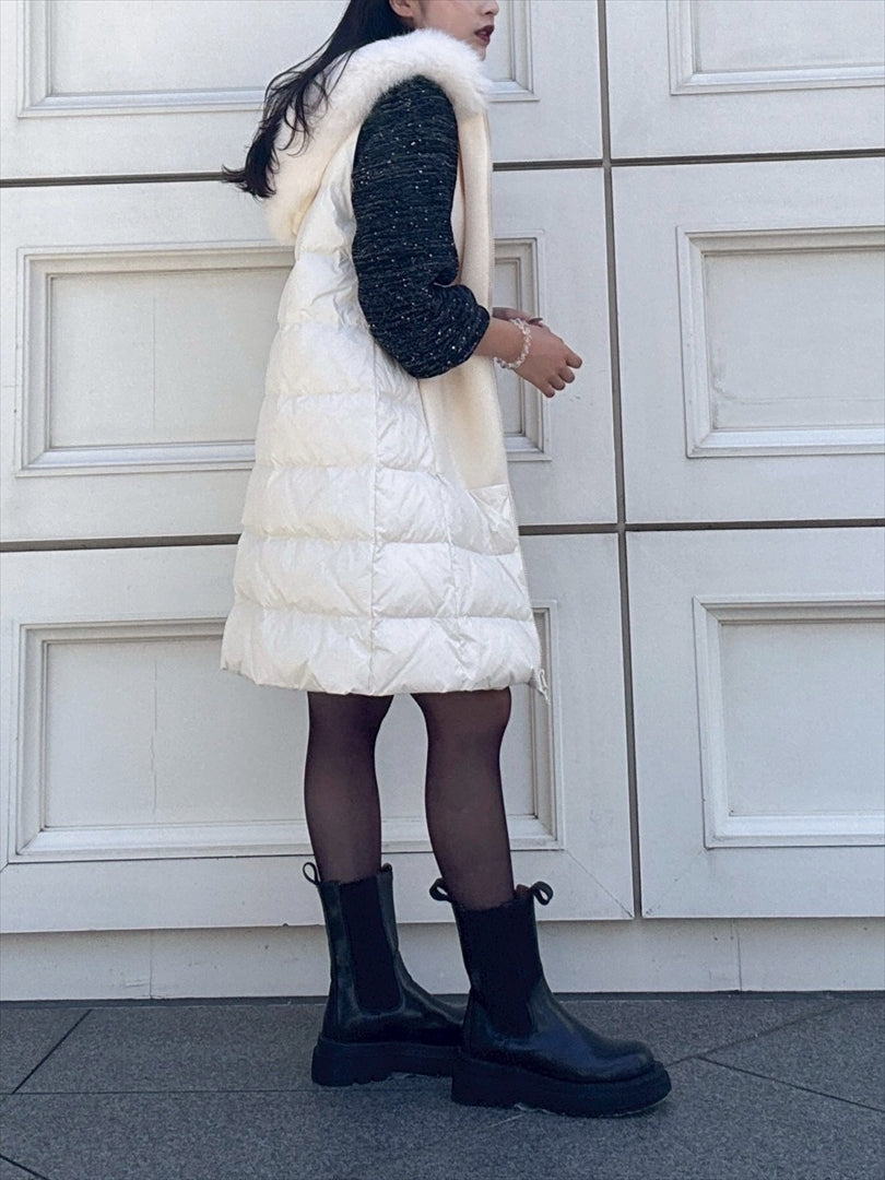 long down vest