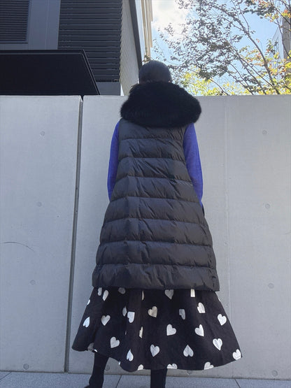 long down vest