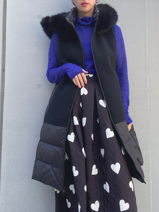 long down vest