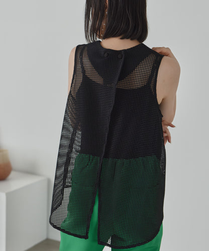 back mesh 2WAY vest