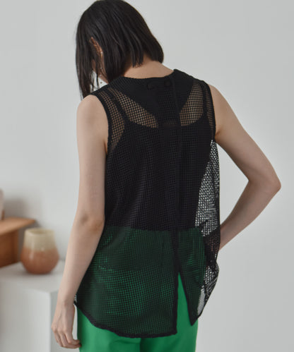 back mesh 2WAY vest