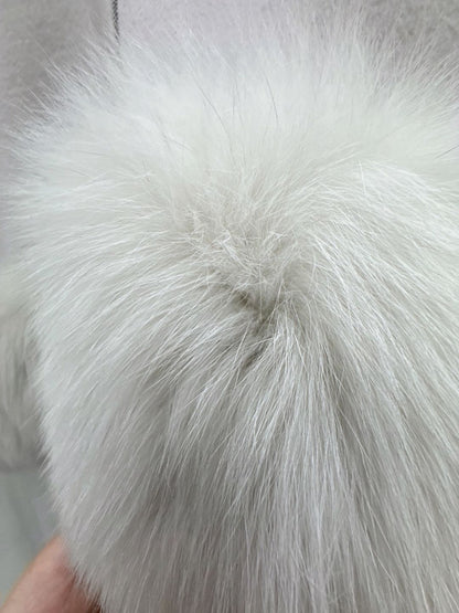 fur wool vest　