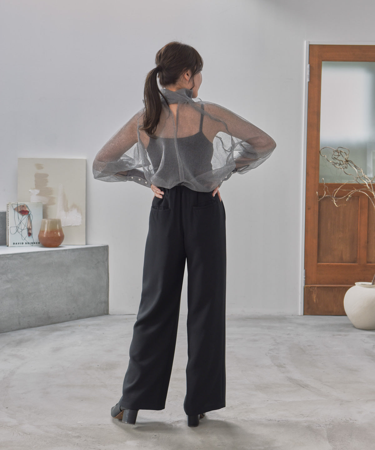 wide pants – miele grande