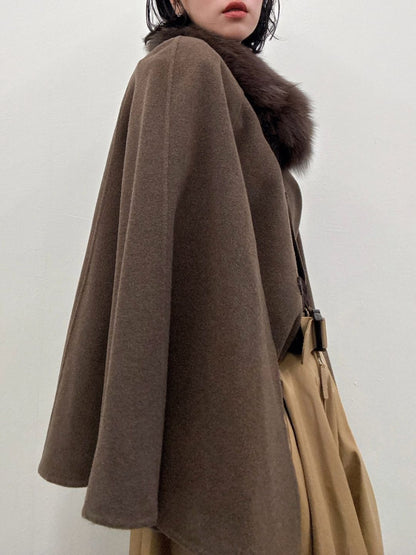 2way wool poncho