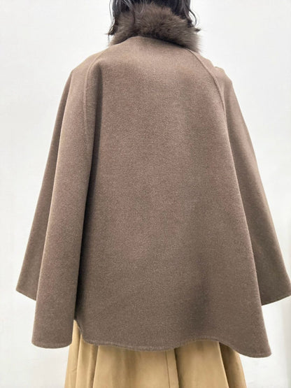 2way wool poncho