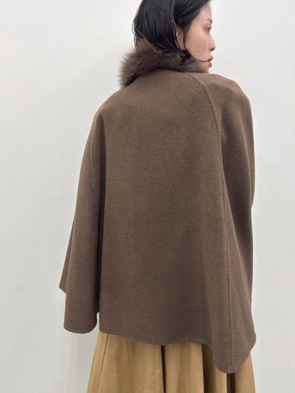 2way wool poncho
