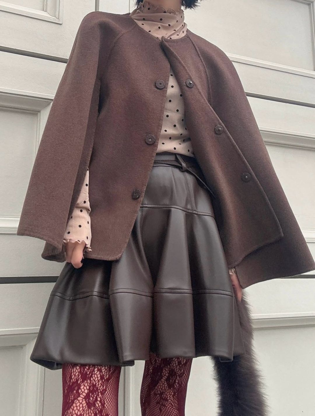 2way wool poncho