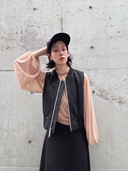 lamb leather vest