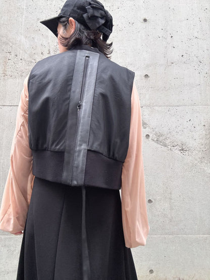 lamb leather vest