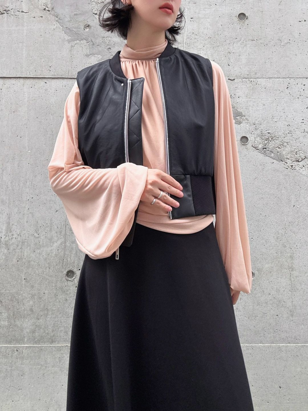 lamb leather vest