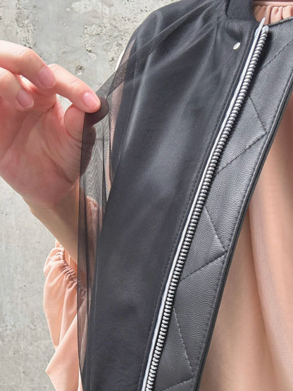 lamb leather vest
