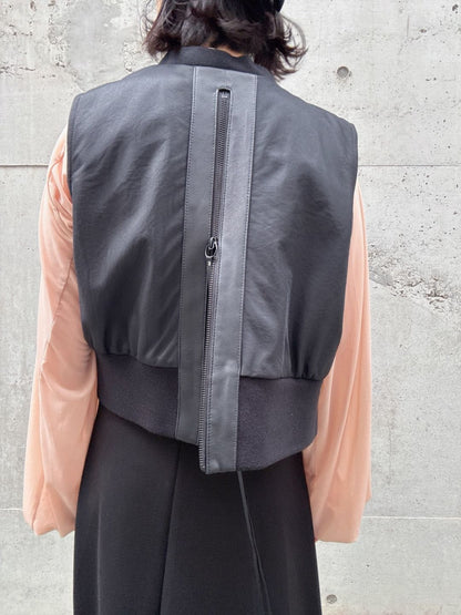 lamb leather vest