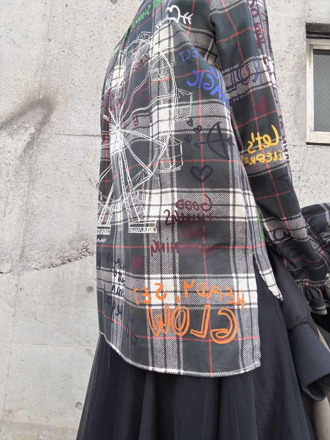 VILAGALLO escoces graffiti shirt