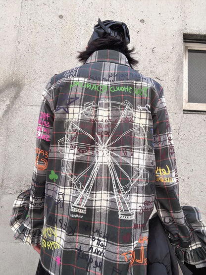 VILAGALLO escoces graffiti shirt