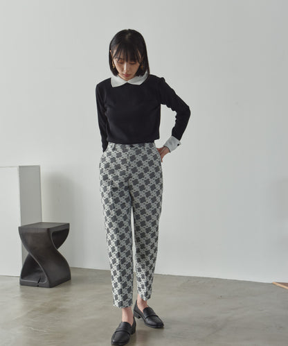 jacquard pants