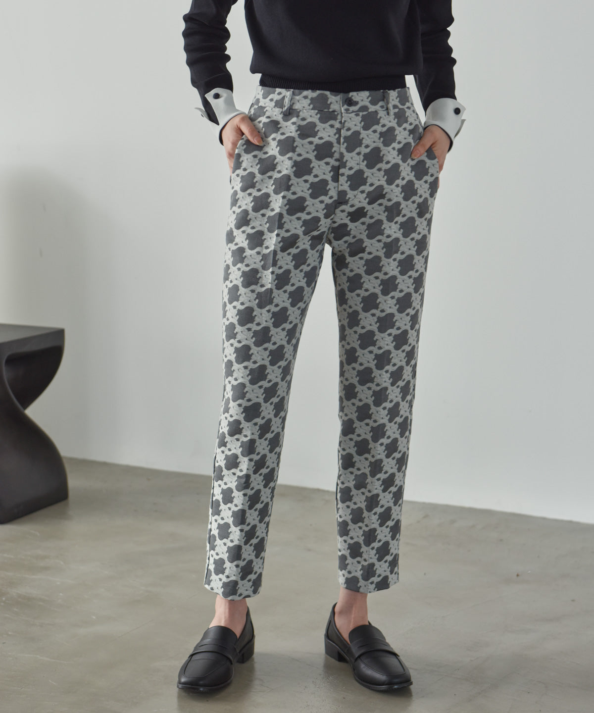 jacquard pants – miele grande