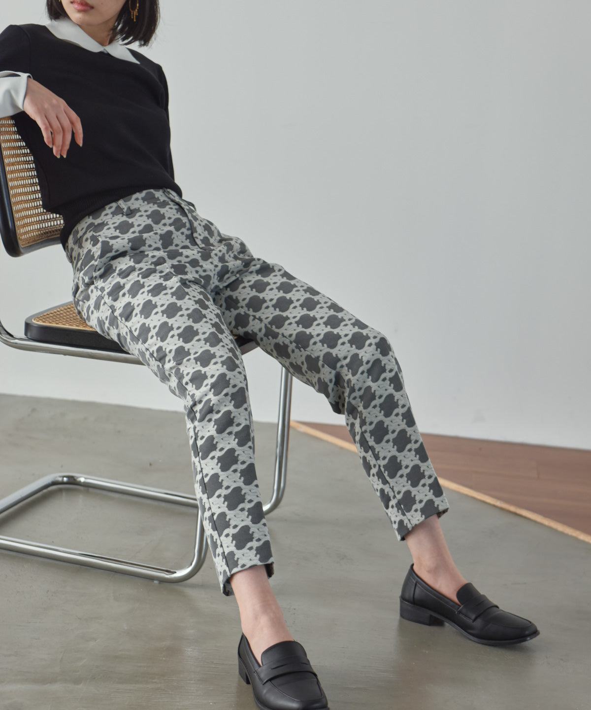 jacquard pants