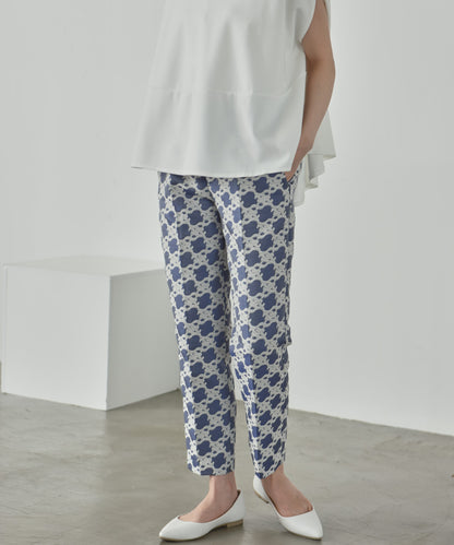 jacquard pants