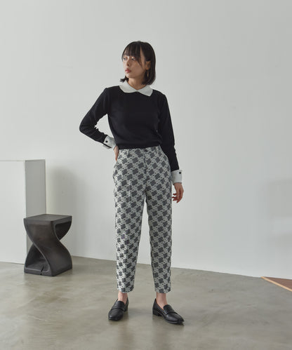 jacquard pants