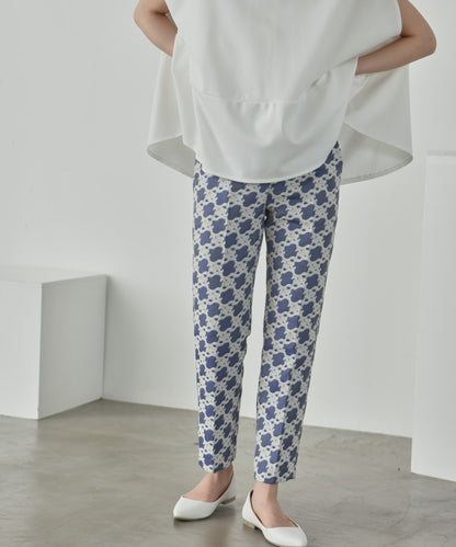 jacquard pants