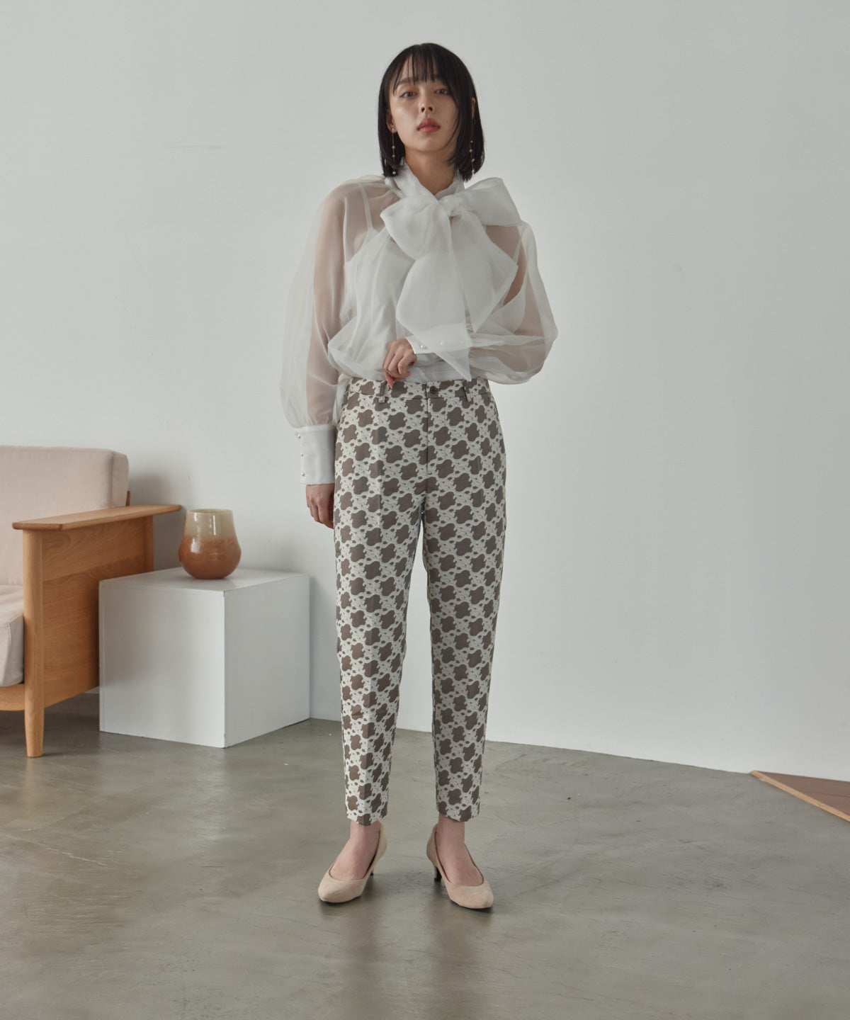 jacquard pants