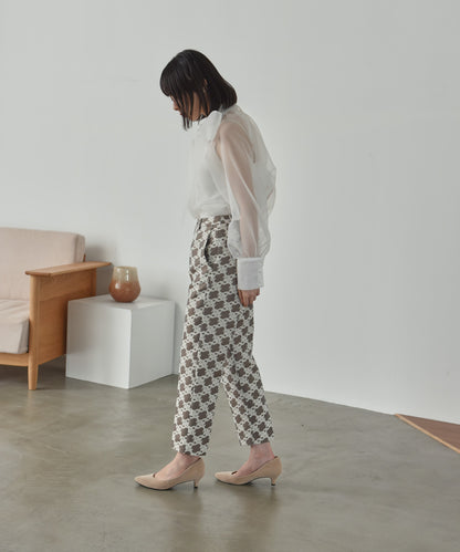 jacquard pants