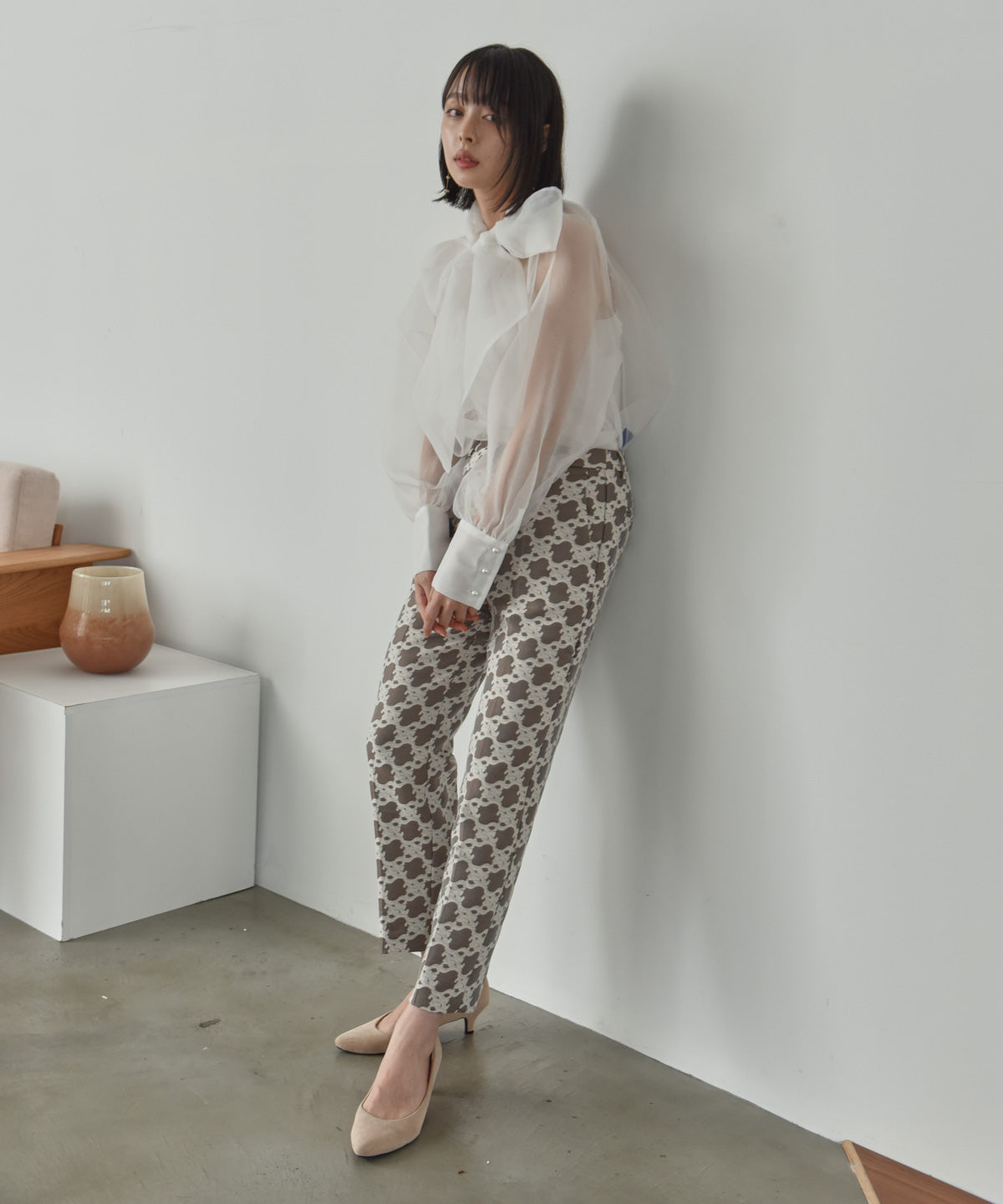 jacquard pants