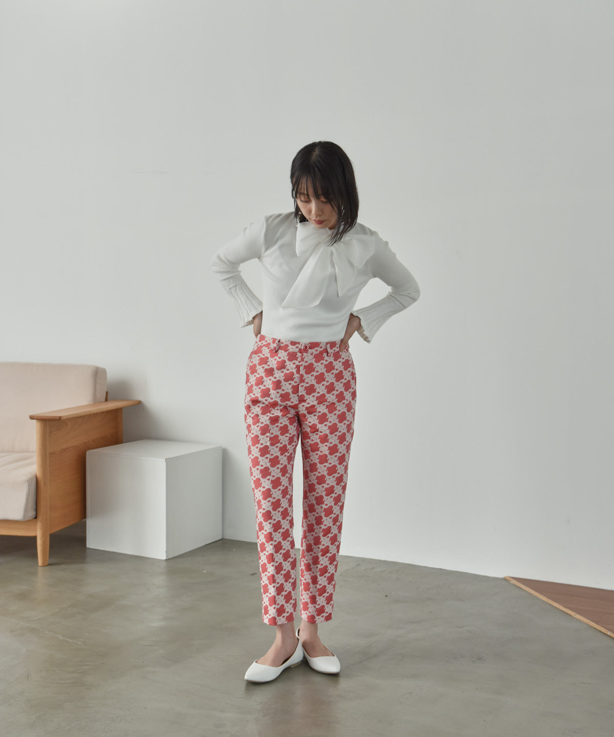 jacquard pants