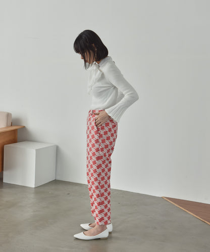 jacquard pants