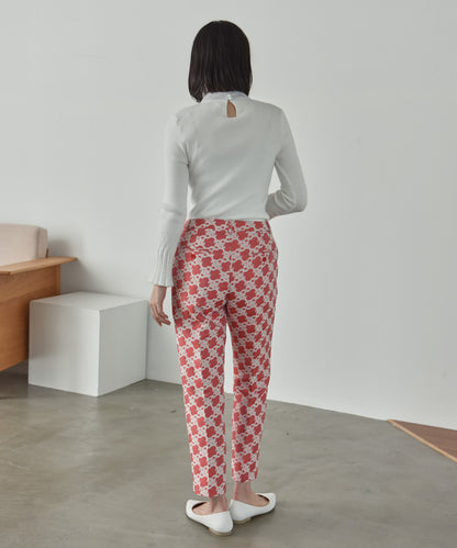 jacquard pants