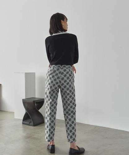 jacquard pants