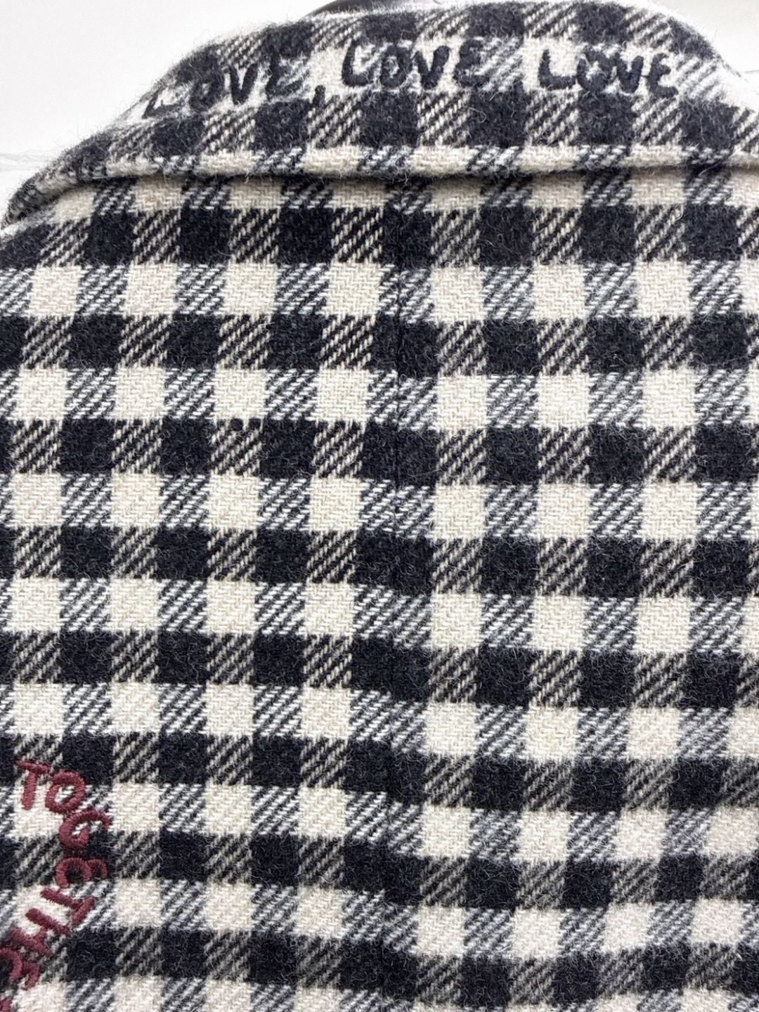VILAGALLO chaqueta lana vichy jacket